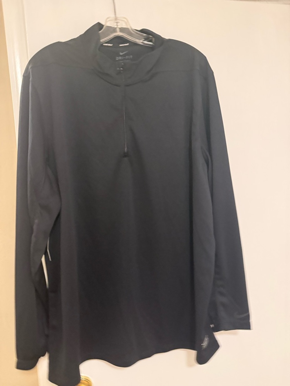Nike Golf Black Performance Long-Sleeve Pullover